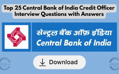 Central Bank of India Credit Officer Interview Questions with Answers